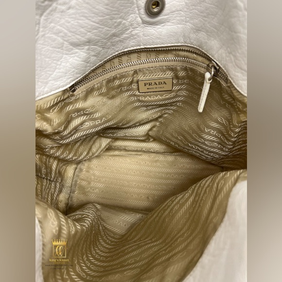 Prada Ostrich Nylon Hobo Bag - Picture 11 of 14